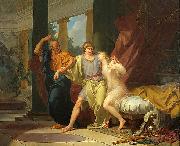 Baron Jean-Baptiste Regnault Socrates Tears Alcibiades from the Embrace of Sensual Pleasure oil painting picture wholesale